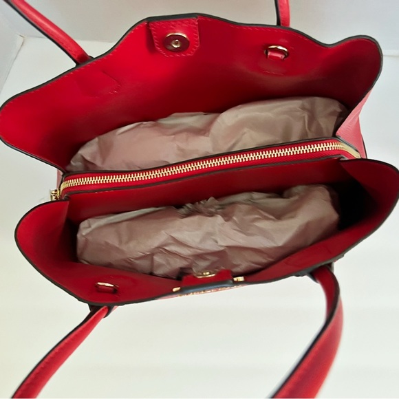 MICHAEL MICHAEL KORS Mercer Gallery Bright Red Medium Bag - Picture 12 of 14